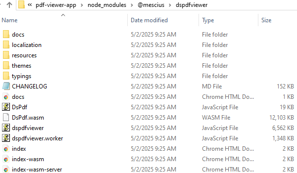 DsPdfViewer NPM Package Install