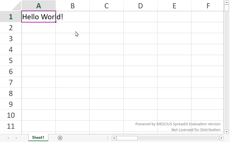 Customize JS Spreadsheet Cell Selection Color