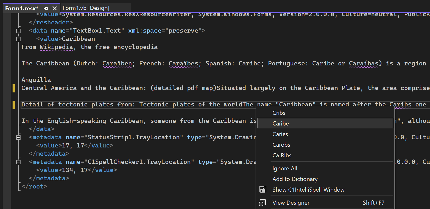 Visual Studio Spell-Checking