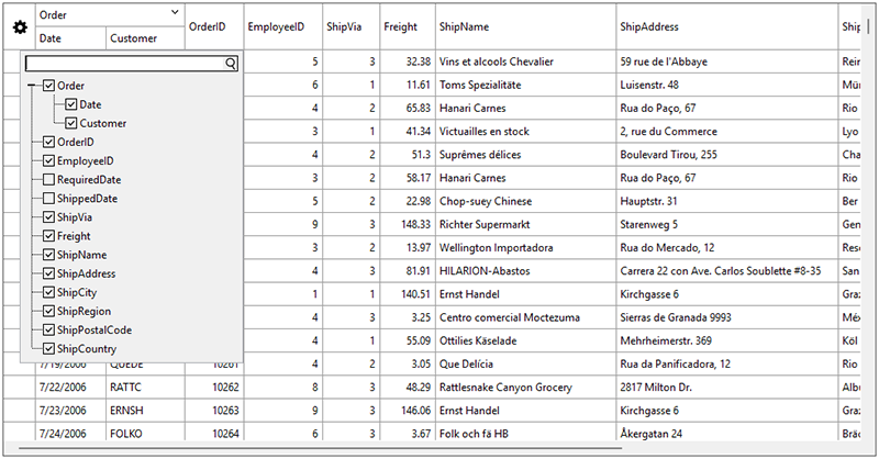WinForms DataGrid Column Reorder