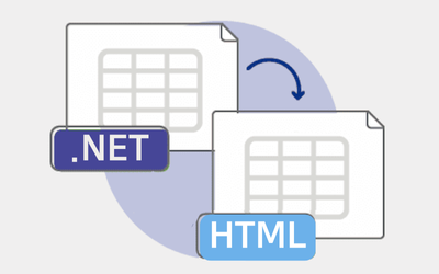Export .NET Spreadsheets to HTML using C#