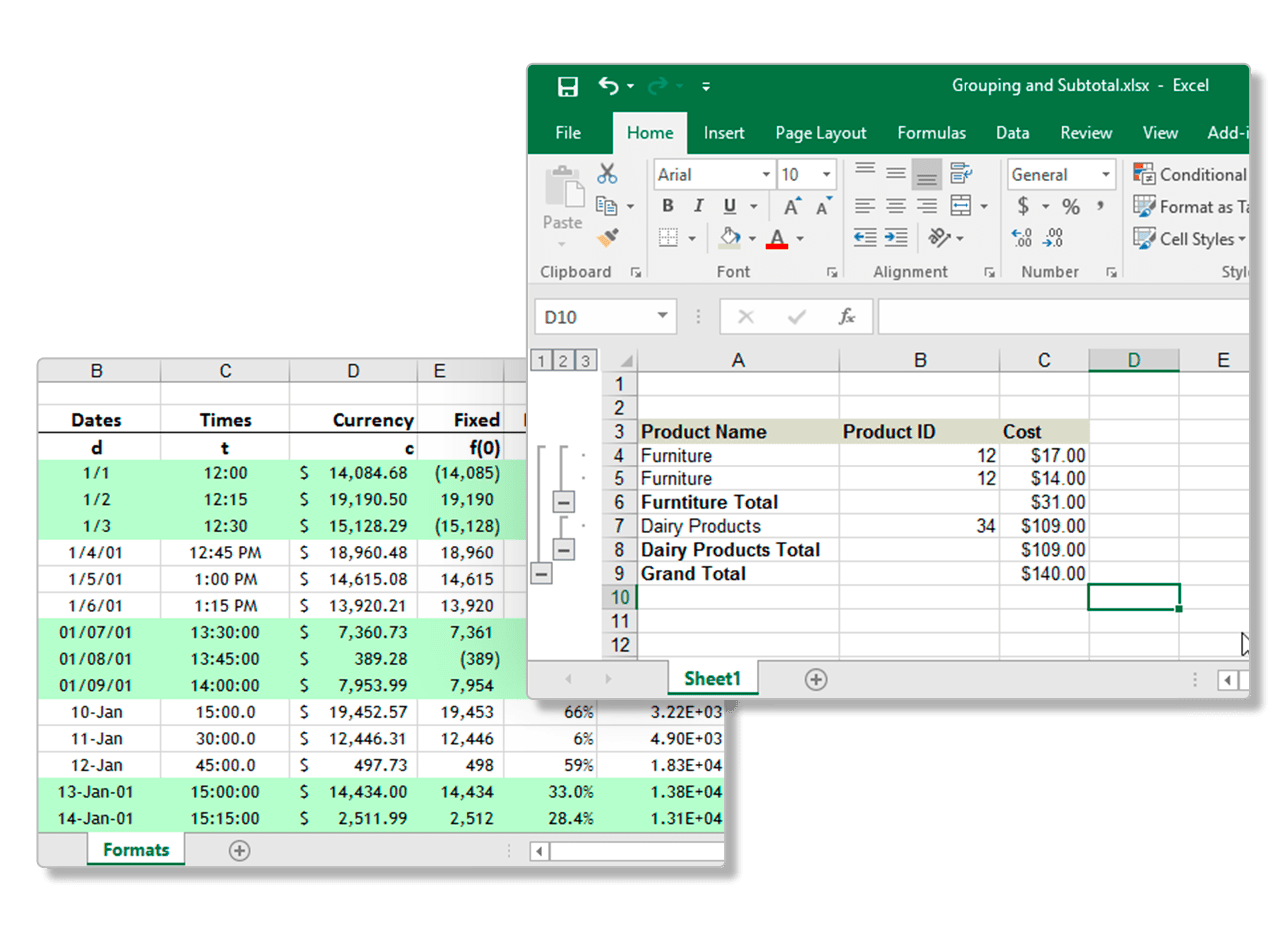 Easy-to-Use .NET Excel Library