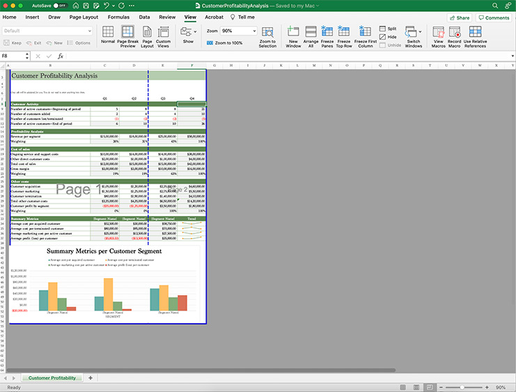 Workbook Views using GrapeCity Documents for Excel .NET v5.0