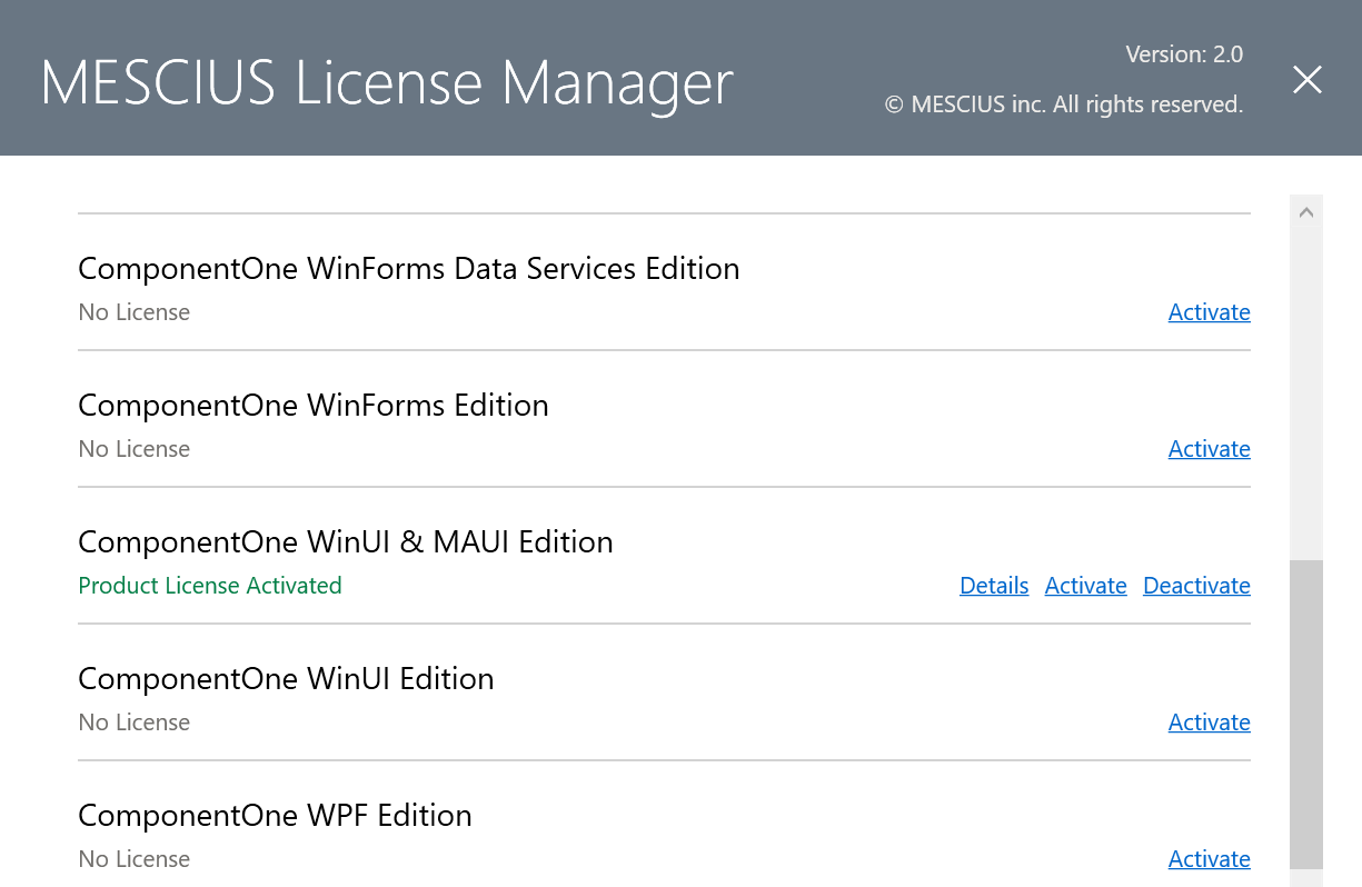 Universal License Manager