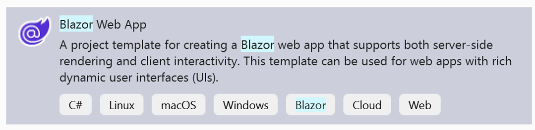 Blazor Web App