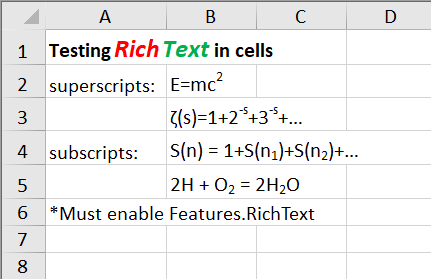 WinForms Spreadsheet Cell Rich Text