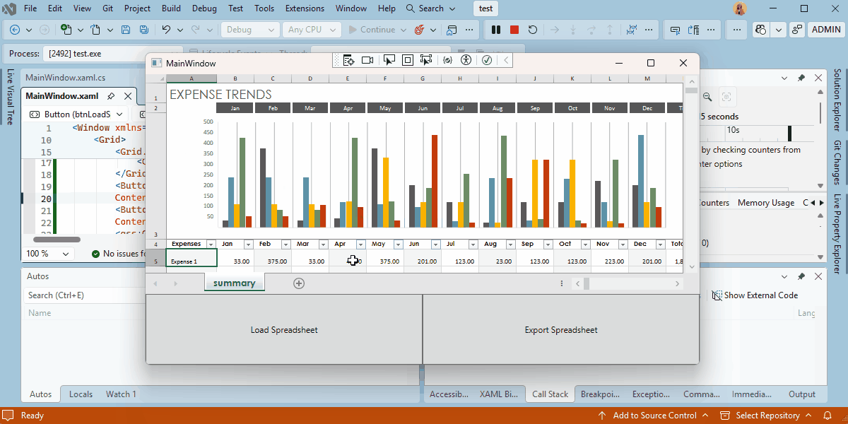 Enable .xlsx Editing and Exporting in WPF Applications | C# and VB