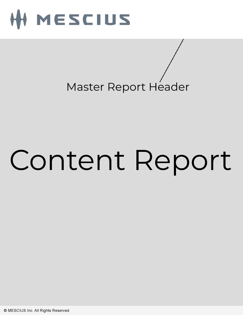 Master Reports