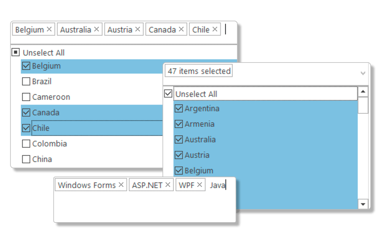 WinForms MultiSelect Control