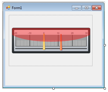 WinForms Gauge with clipping