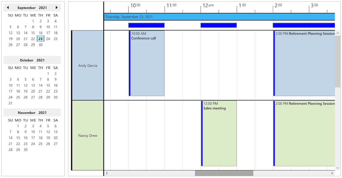 Scheduler, Complete Appointment Calendar