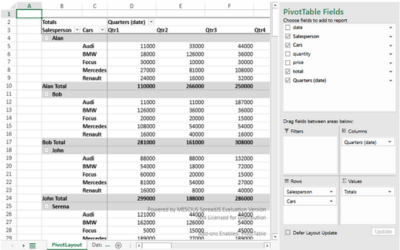 Add an Interactive Pivot Table Side Panel UI to JS Apps