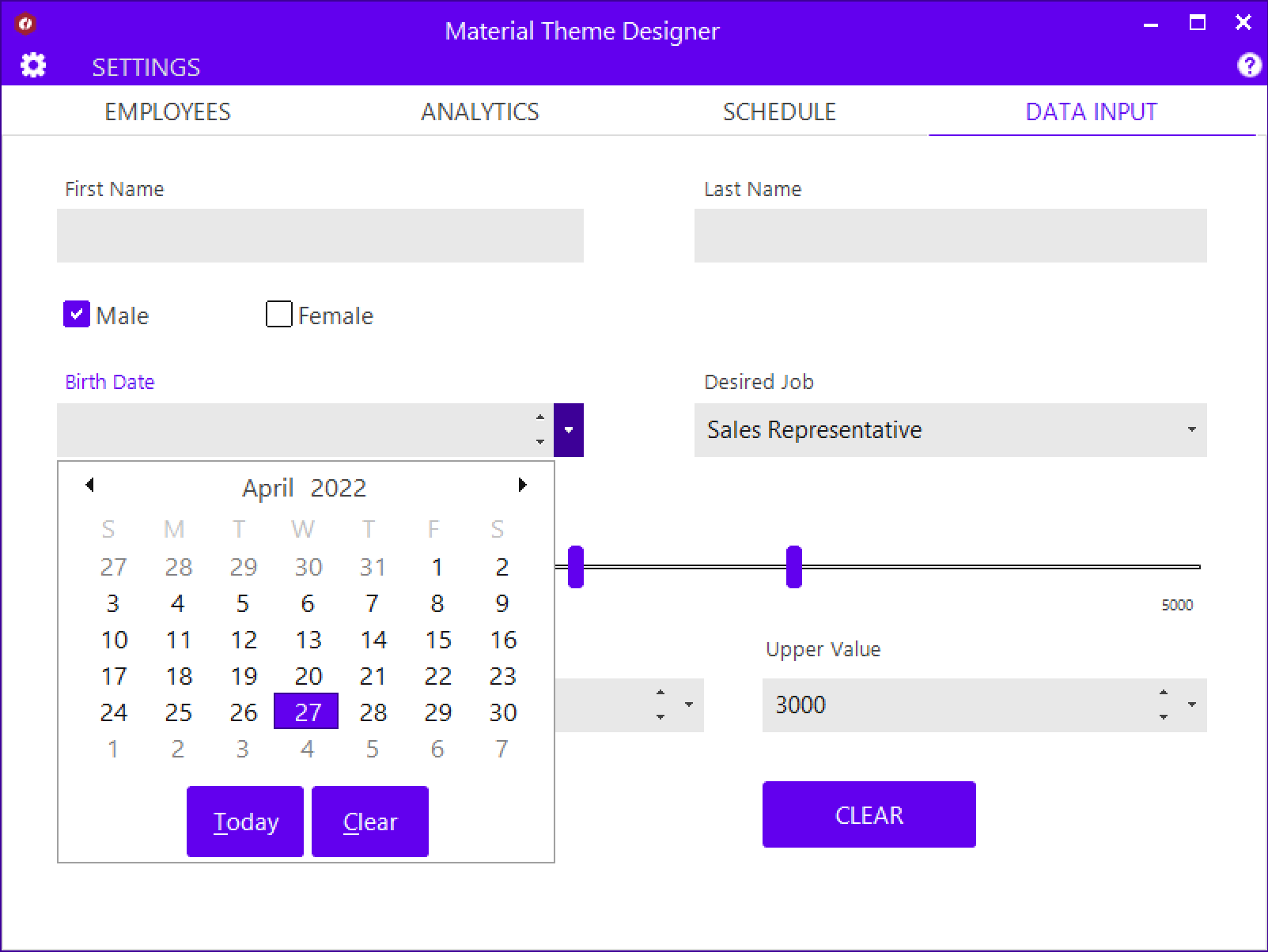 WinForms Material Theme