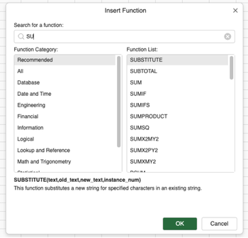 Search Function Functionality in JS Spreadsheet Control