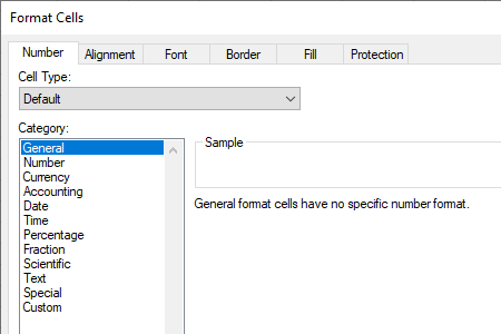 WinForms Excel-Like Spreadsheet Cell Formatting