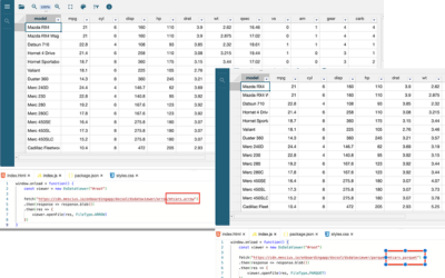 Load Arrow and Parquet Files in a JavaScript Data Viewer