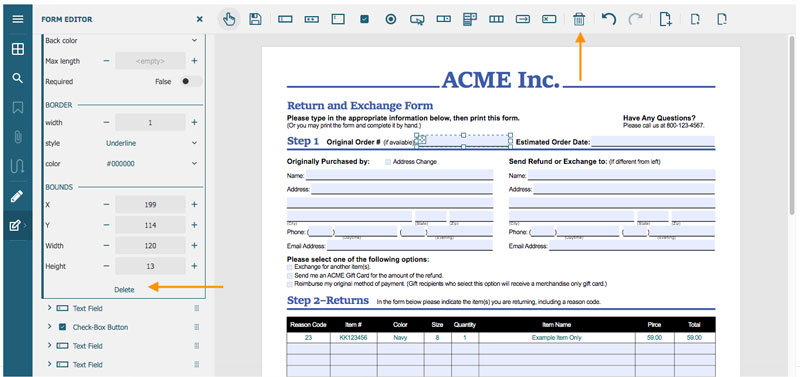 Delete Annotations/Form Fields from PDF Documents