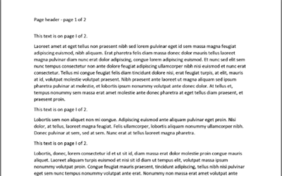 Add Page Numbers to Generated DOCX Files