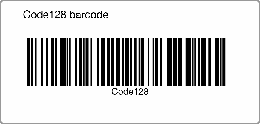 Code128 barcode