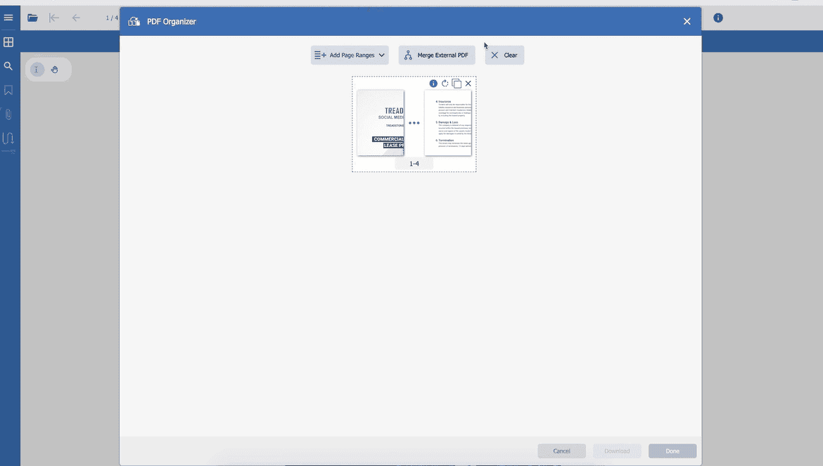 Organize Pages in Your PDF Documents with a JS PDF Viewer