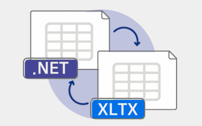 Import and Export Excel Template file .xltx using C#