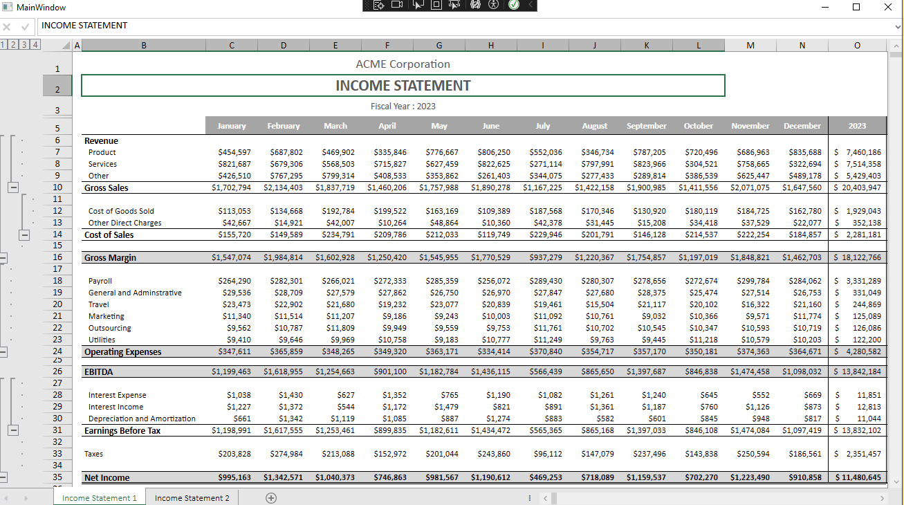 New WPF Spreadsheet Component