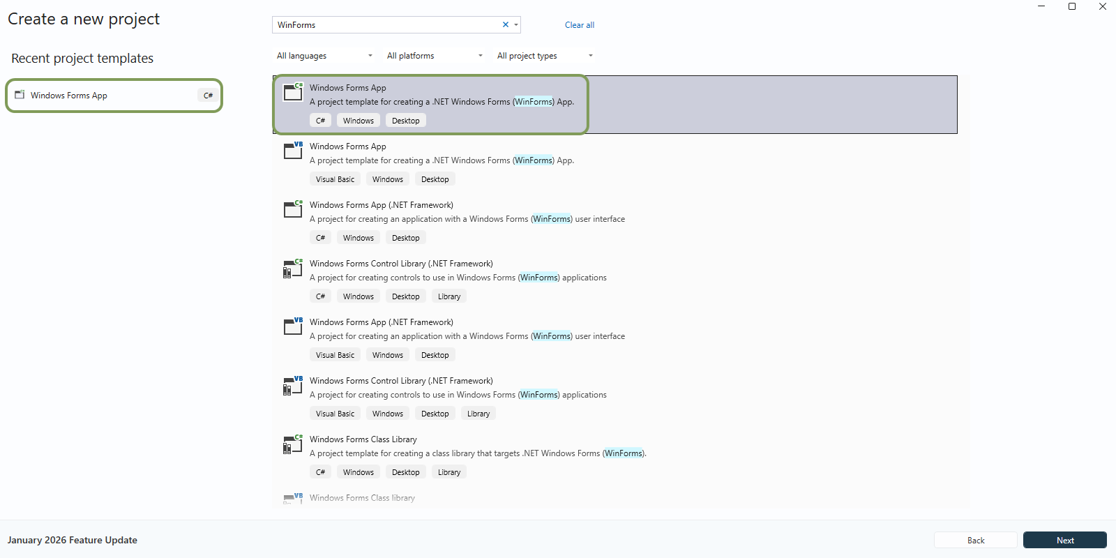 Create a C# WinForms Pivot Table App