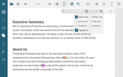 Advanced PDF Searching Capabilities in JavaScript PDF Viewer