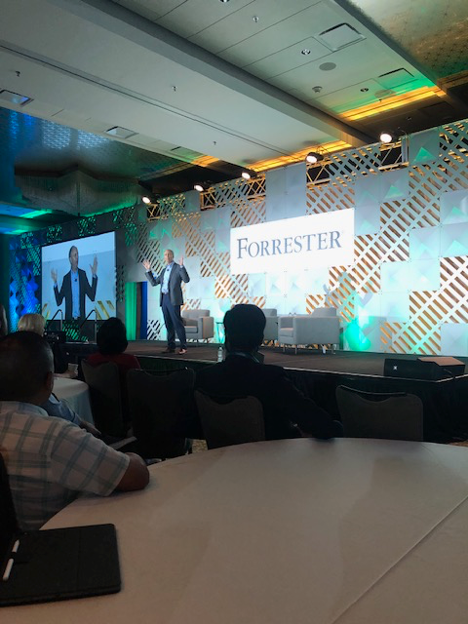 Main presenter at the Forrester Conference