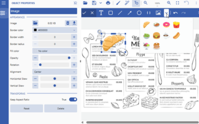 Built-in JavaScript Image Gallery | Allows app users to instantly insert predefined icons and images from the toolbar