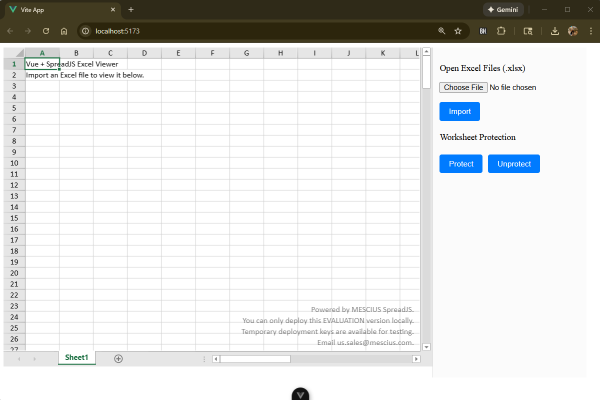 Add Excel Importing Capabilities to Vue Enterprise Applications