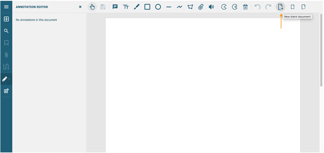 Create Blank PDF Documents using JavaScript PDF Viewer