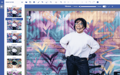 Image Filters plugin that lets users enhance images with built-in effects