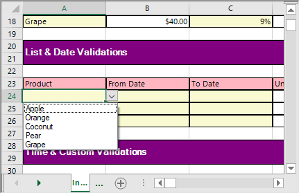 WinForms Spreadsheet Cell Types