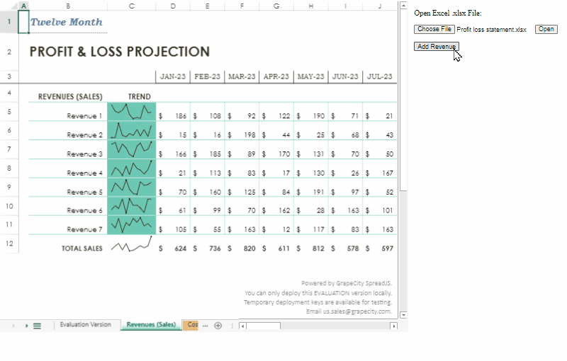 Programmatically Add Data to an Excel File using JavaScript