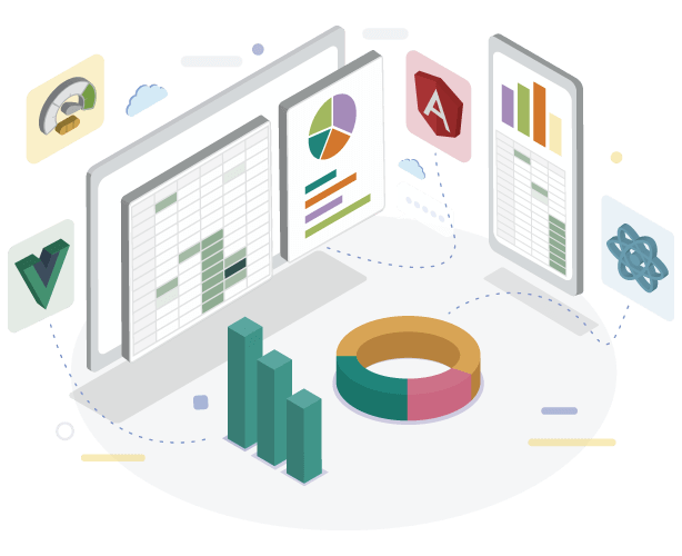 Spreadsheet Component UI Interface for Enterprise Applications