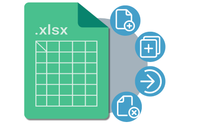 Programmatically Manage XLSX Worksheets - Add, Delete, Move, & Copy