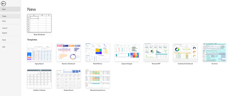 Apply Pre-Defined Spreadsheet Templates in JS Enterprise Applications