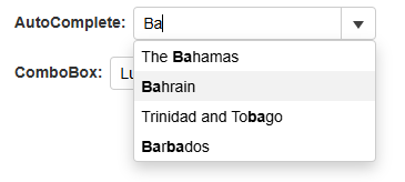 JavaScript AutoComplete