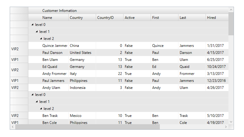 .NET DataGrid Unbound
