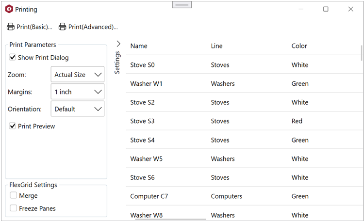 WPF DataGrid Printing
