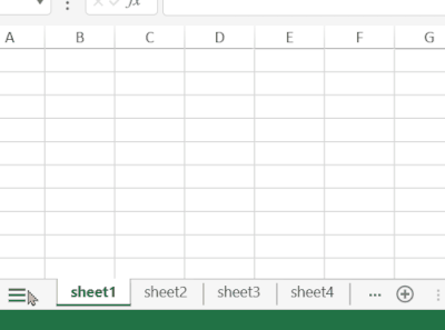 New Sheet List Search in JS Spreadsheets