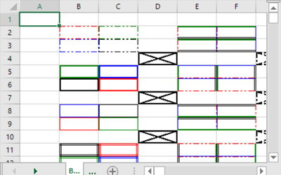 Set .NET Cell Borders