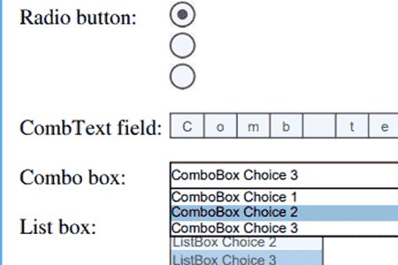 Create Fillable PDF Forms in C# .NET Apps