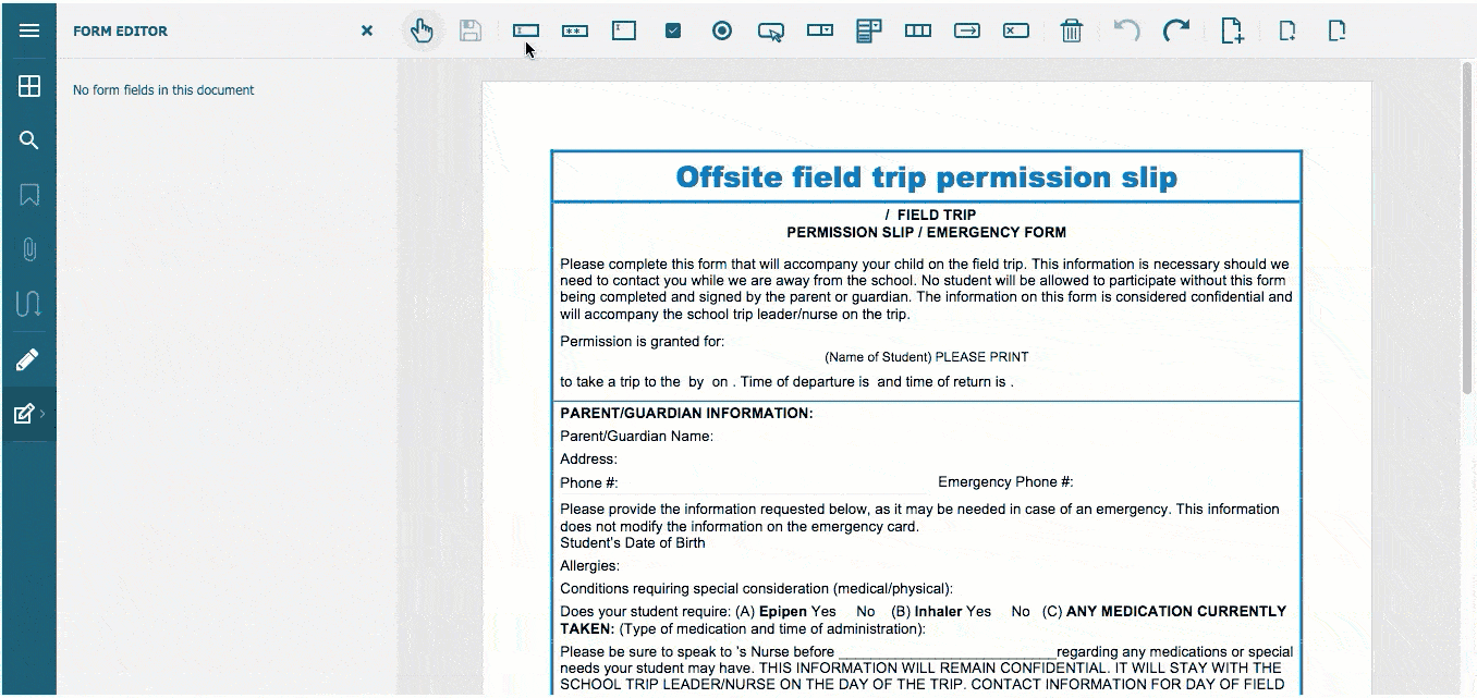 Undo and Redo Changes to PDF