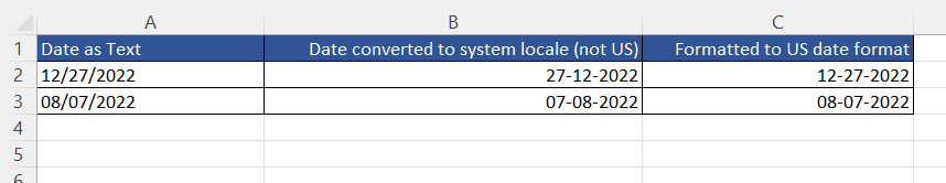Display data in a format other than the system locale