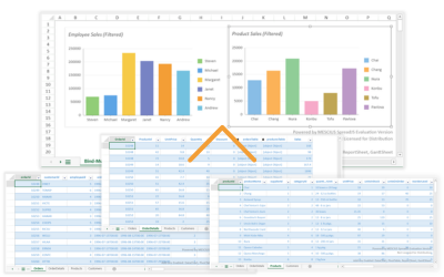 Use fields from multiple related tables to build JavaScript charts