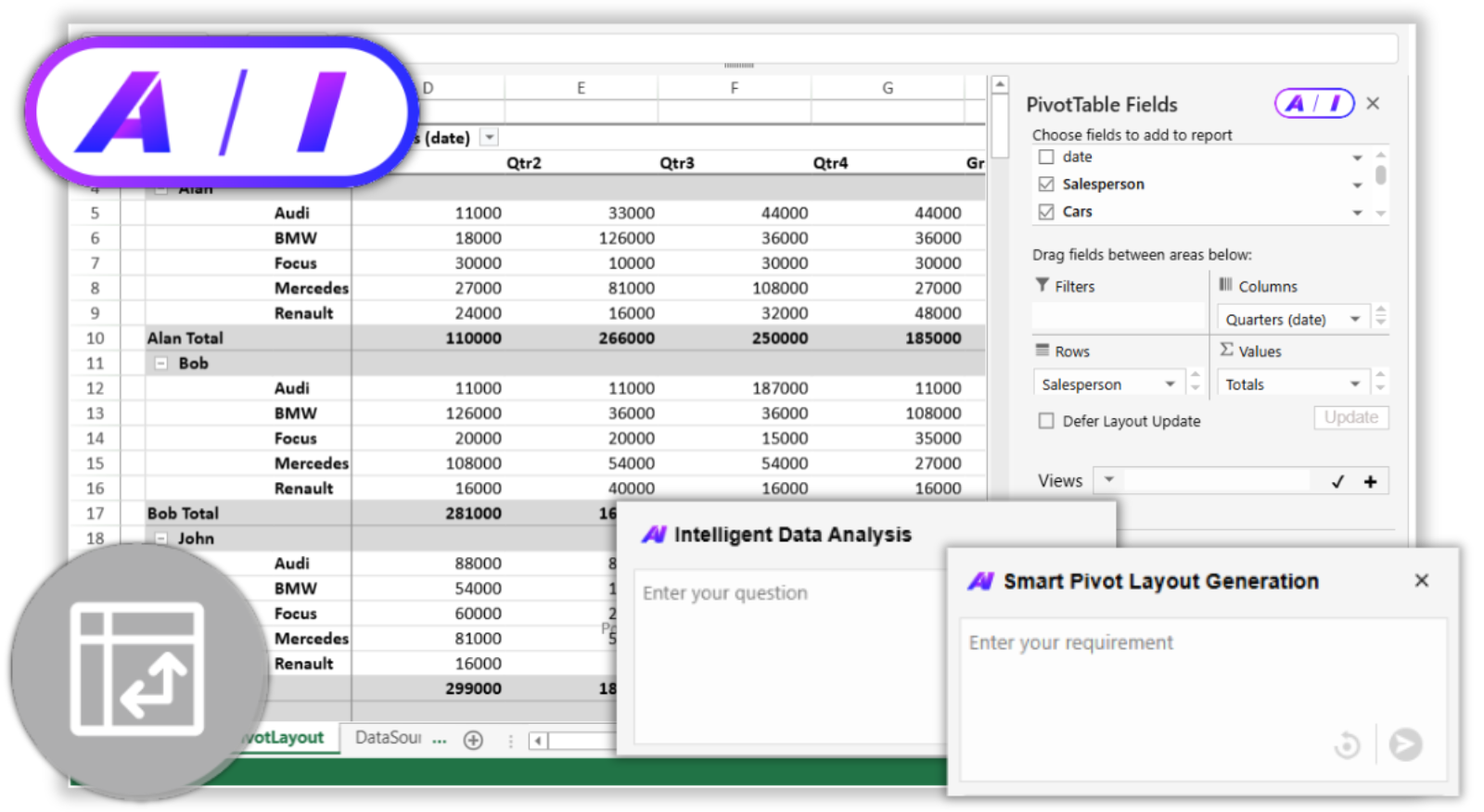 Build JavaScript Pivot Table Reports Instantly from Plain-Language Prompts
