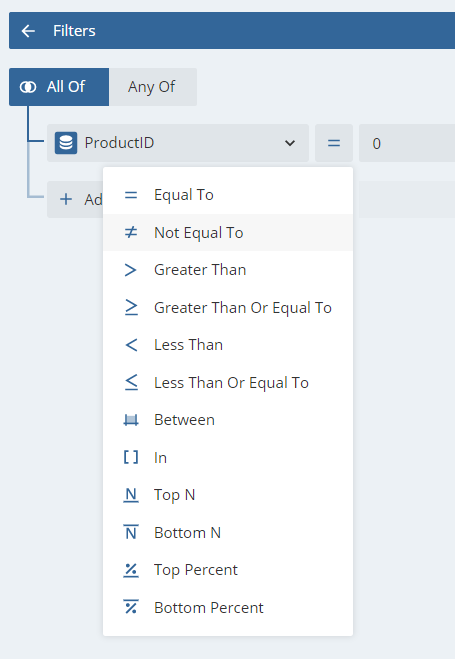 Drop Down Menu
