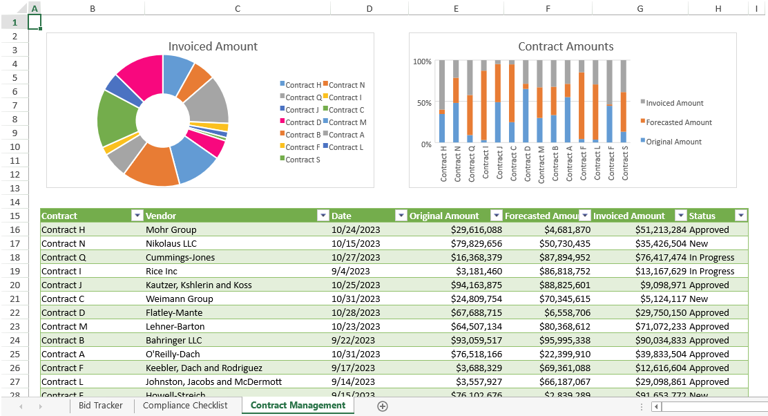 JavaScript Excel Spreadsheet Use Case